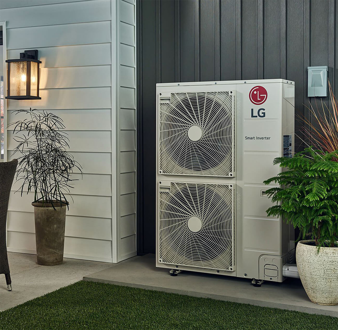 LG Heat Pump - Outdoors