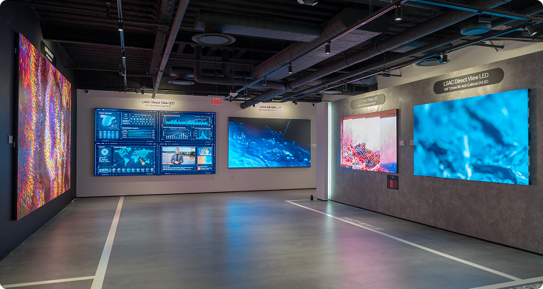 Showroom of LG Displays